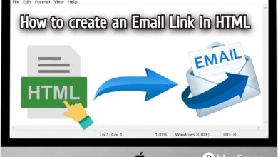 How to create a Email link in HTML