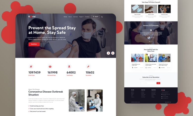 Kovid-Website-Template