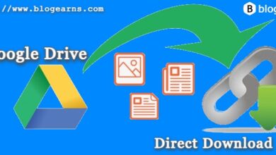 Google drive files direct download link generator