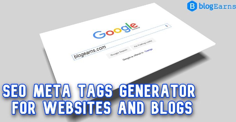 SEO Meta Tags Generator