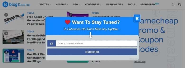 Popup_Email_Subscription_Box_For_Blogger