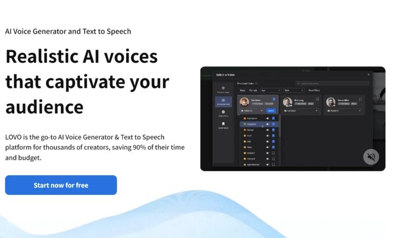 Lovo-AI-text-to-speech-generator