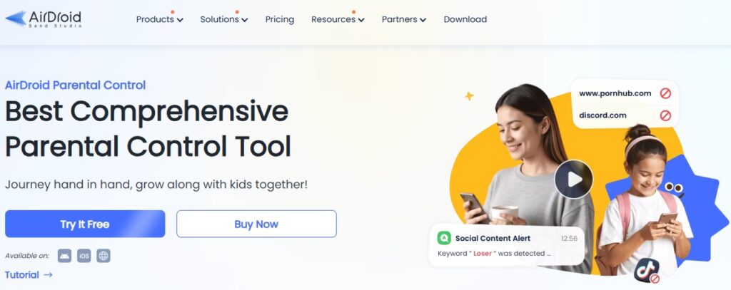 Airdroid Parental Control