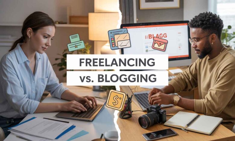 freelancing vs. blogging