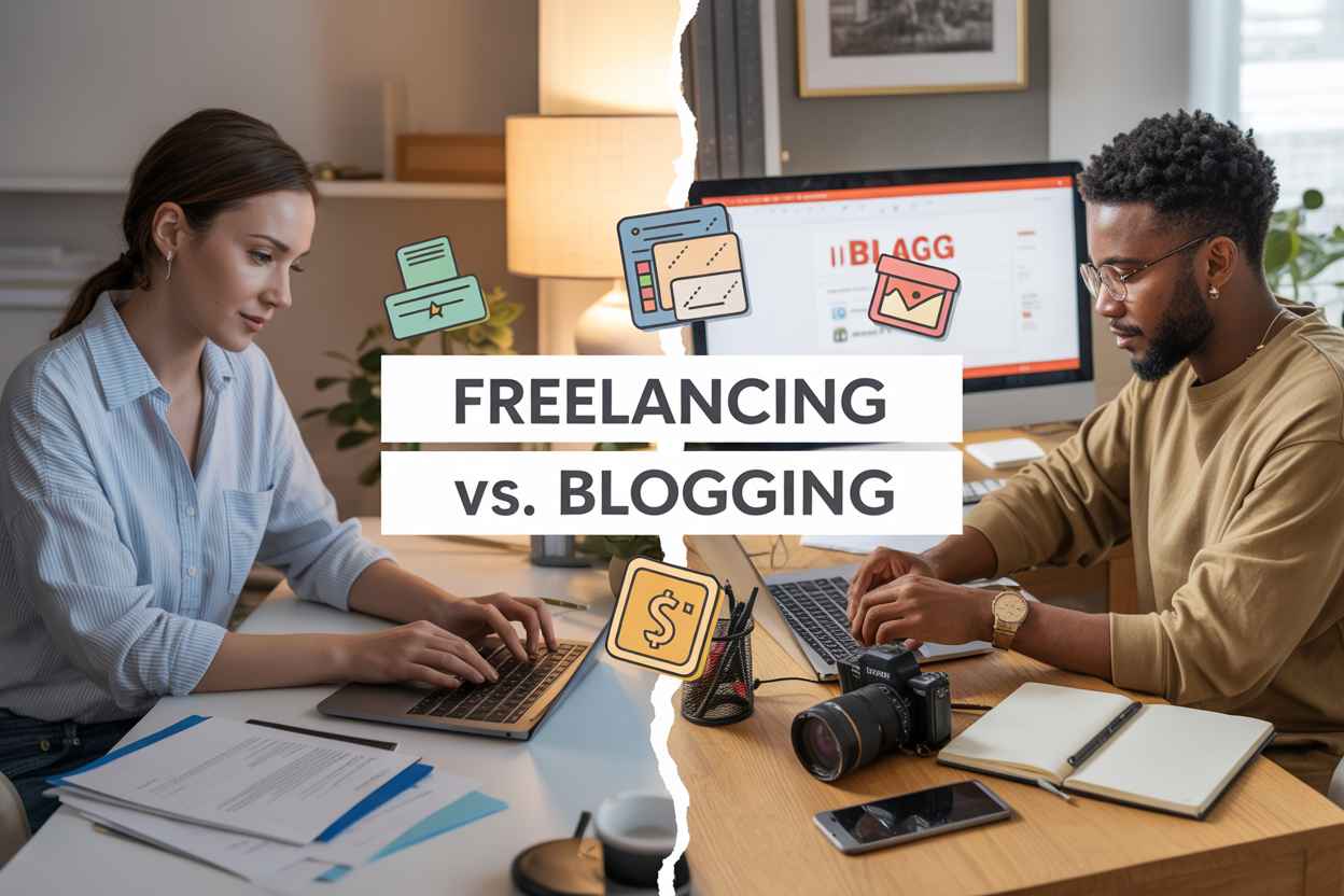 freelancing vs. blogging