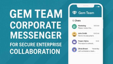 Gem Team Corporate Messenger For Secure Enterprise Collaboration