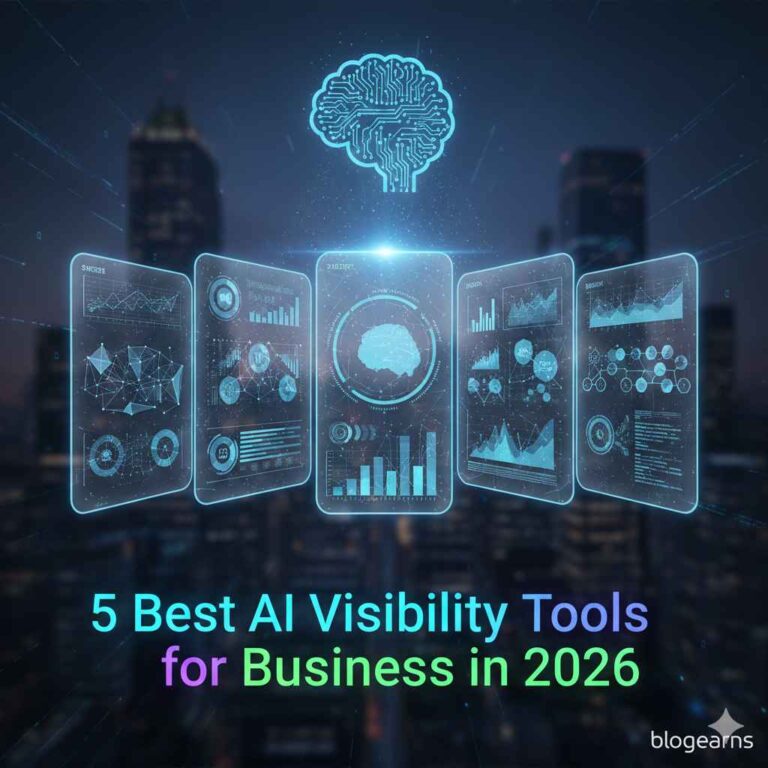 5 Best AI Visibility Tools for Business in 2026 - BlogEarns