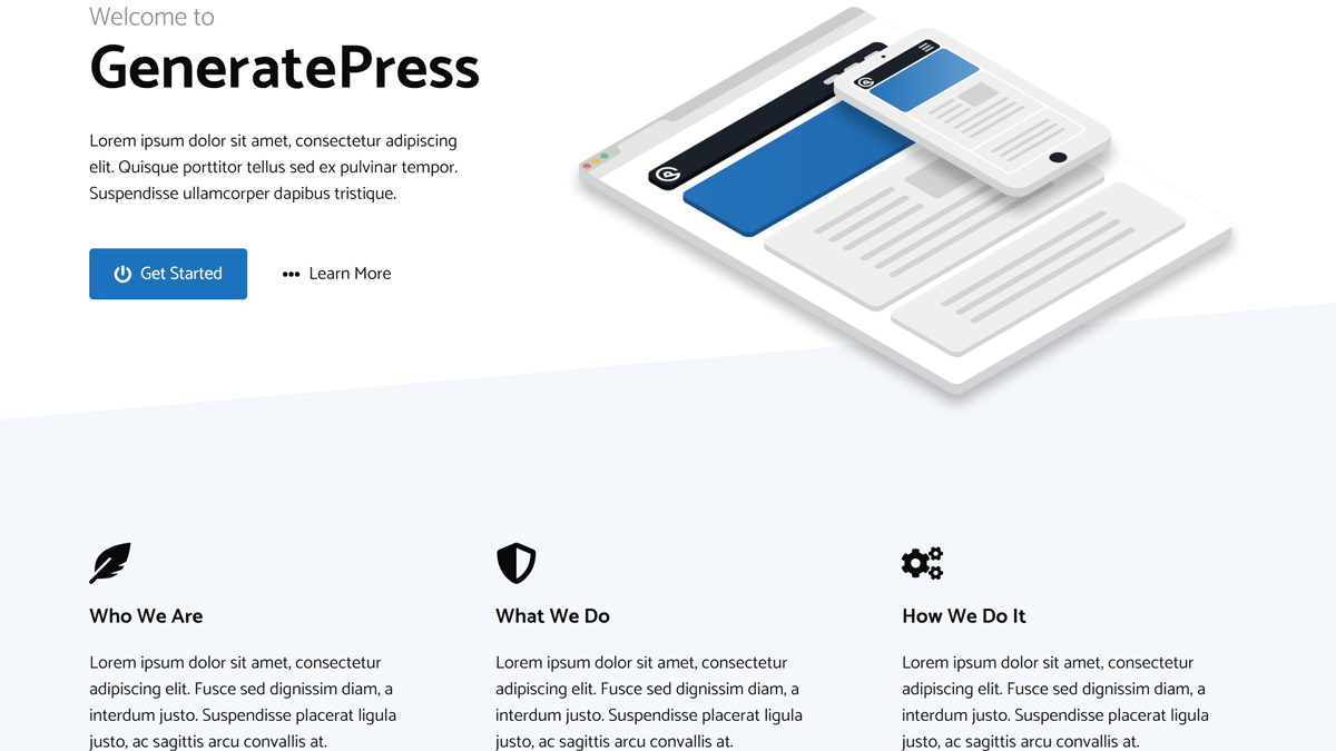 GeneratePress theme