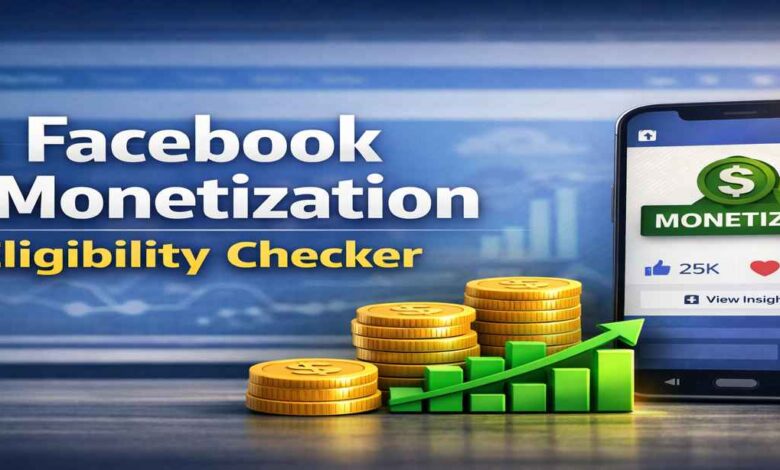 Facebook Monetization eligibility checker