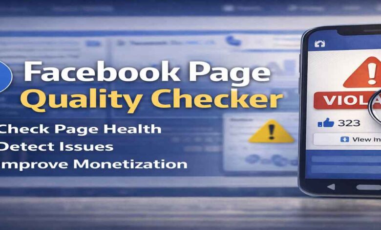 Facebook Page Quality Checker Tool