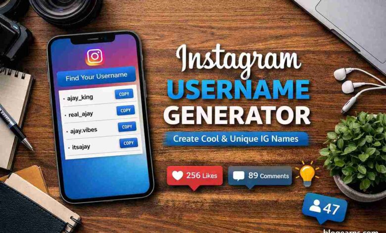 Instagram Username Generator - Create cool usernames