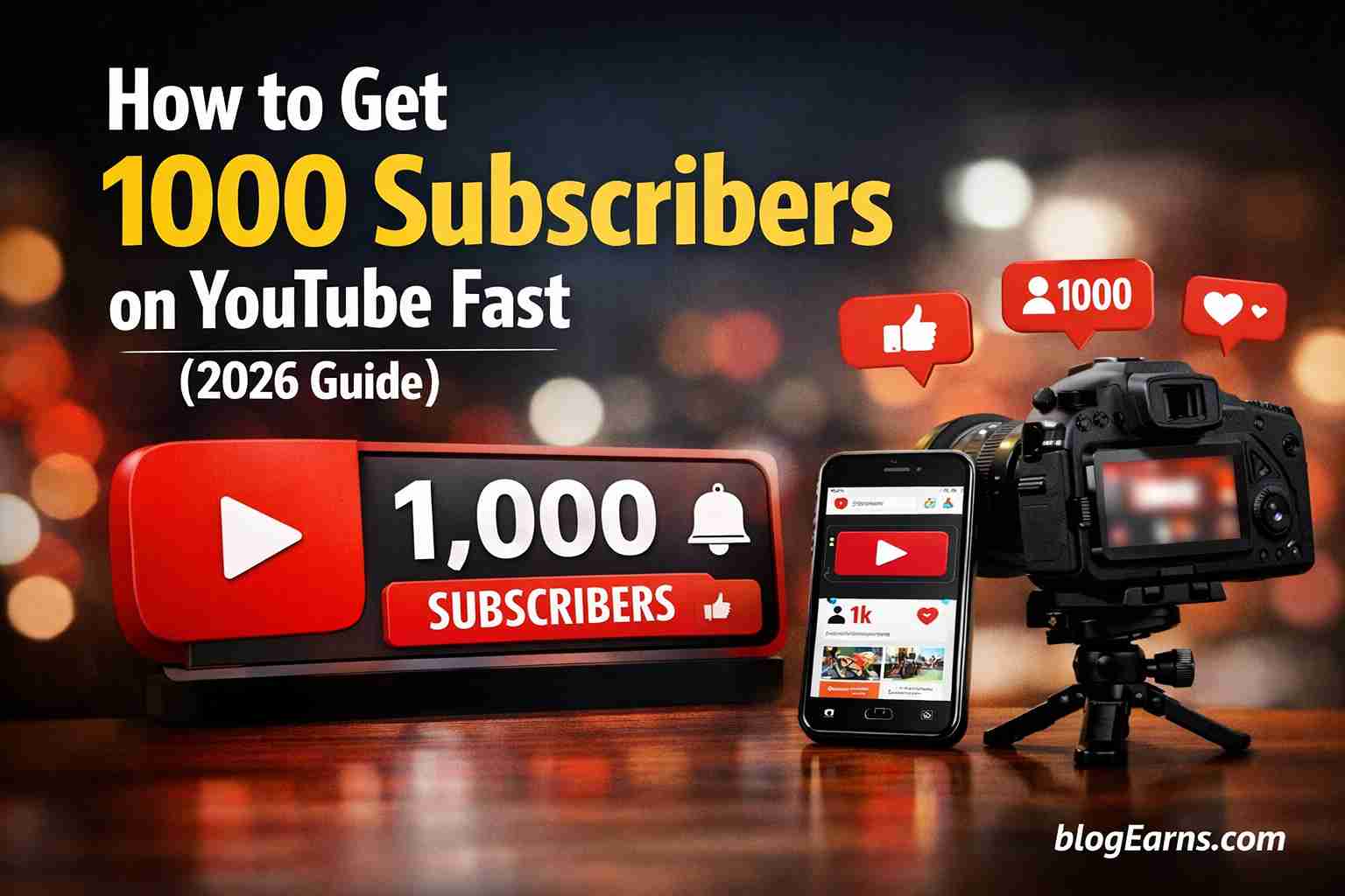 How to Get 1000 Subscribers on YouTube Fast