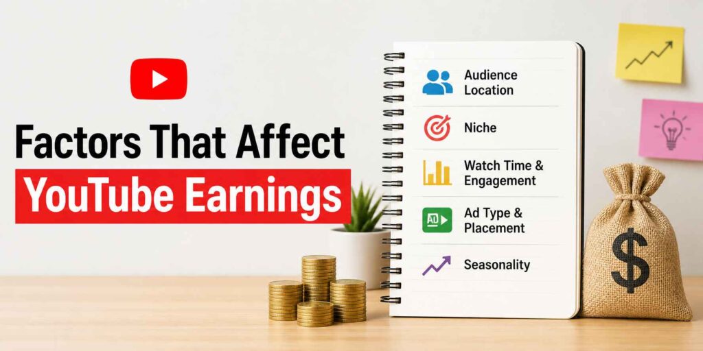 How Much YouTube Pays Per 1000 Views: Factors That Affect YouTube Earnings