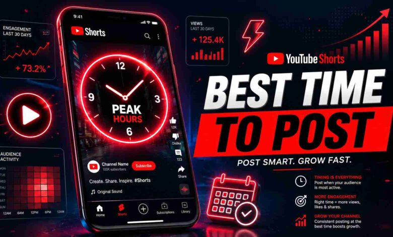 Best time to post your YouTube shorts