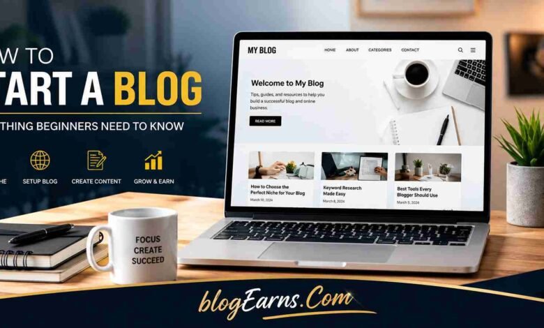 How to start a blog