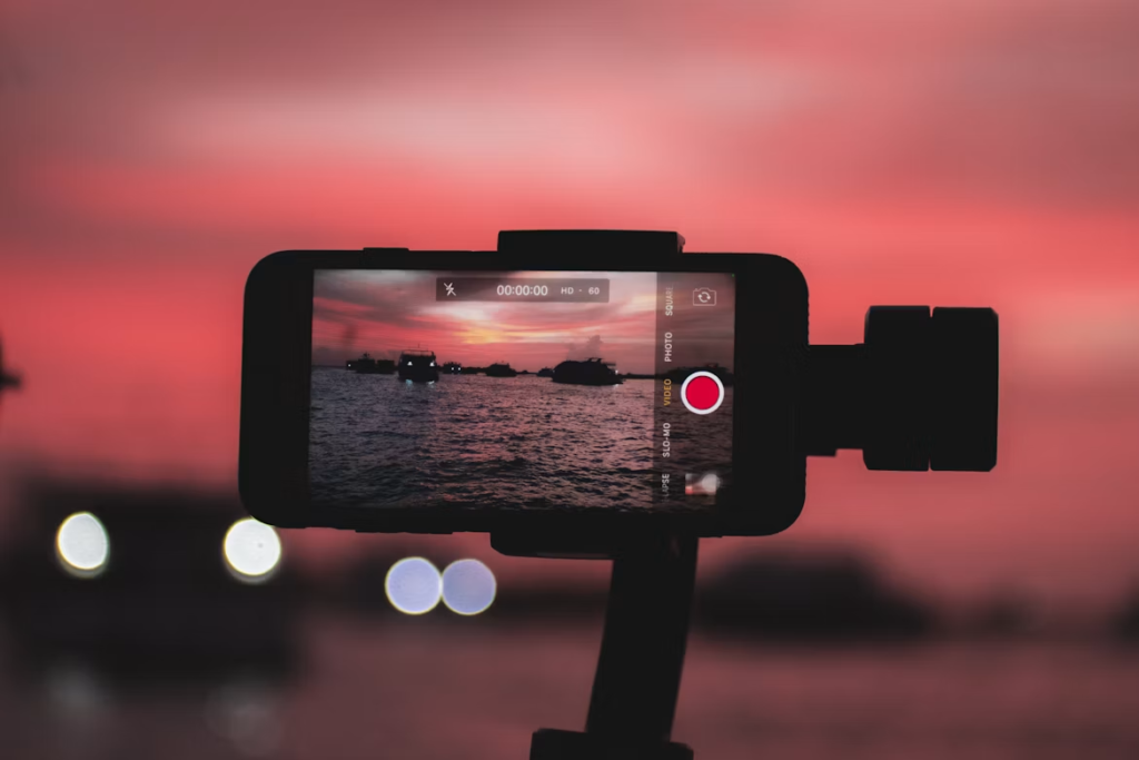 digital camera shooting