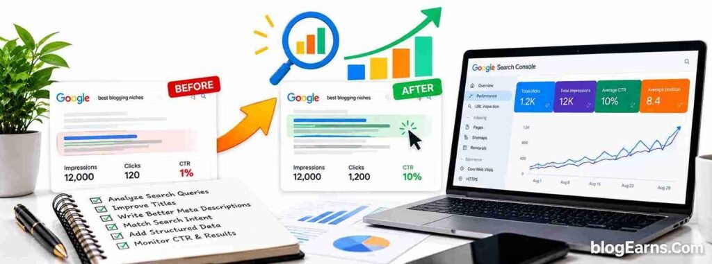How to improve CTR for a webite