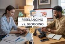 freelancing vs. blogging