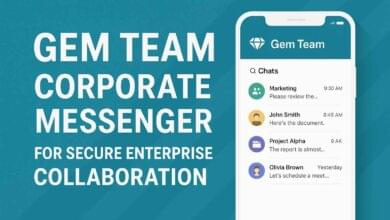 Gem Team Corporate Messenger For Secure Enterprise Collaboration